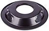 14 in. Air Cleaner Dropped Base 5 1/8 in. Centered Opening [Black Powder-Coated] - image 1