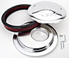 Air Cleaner with Logo 14 in. x 2 in. [Chrome-Plated] - image 2