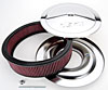 Air Cleaner with Logo 14 in. x 3 in. [Chrome-Plated] - image 2