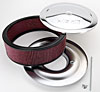 Air Cleaner with Logo 14 in. x 4 in. [Chrome-Plated] - image 2