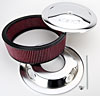 Air Cleaner with Logo 14" x 4" [Chrome-Plated] - image 2