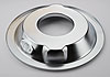 14 in. Air Cleaner Dropped Base 5-1/8 in. Centered  [Chrome-Plated] - image 2