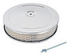 Hi-Flow Air Cleaner 10 in. x 2 in. [Chrome-Plated] - image 1
