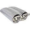 Dual Barrel Carburetor Scoop [Polished Aluminum] - image 1