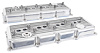 Cast Aluminum Valve Covers for 5.7L, 6.1L, 6.4L Gen III Hemi Engines [Polished Finish, Finned] - image 1