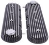 Black Finned Aluminum Valve Covers for GM LS Engines - image 2