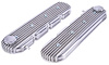 Polished Finned Aluminum Valve Covers for GM LS Engines - image 1