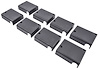 Aluminum Ignition Coil Cover Set for 5.7L, 6.1L, 6.4L Gen III Hemi Engines [Black Finish] - image 1