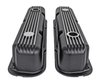Black Finned Aluminum Valve Covers for 1964-1992 Small Block Mopar 318, 340, 360 V8 - image 3