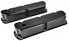 Fabricated Aluminum Valve Covers for Small Block Ford 260-351W [3.375 in. Tall, Black] - image 1