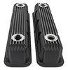 Black Finned Aluminum Valve Covers for 1992-2003 Mopar Magnum 5.2L 318, 5.9L 360 V8 - image 3