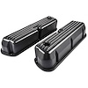 Black Finned Tall Valve Covers for Small Block Ford 289, 302, 351W