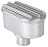 Finned Valve Cover Push In Breather [Polished] - image 1