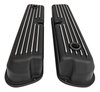 Black Finned Valve Covers for 1962-1985 Small Block Ford 351W - image 2
