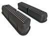 Black Finned Valve Covers for 1962-1985 Small Block Ford 351W - image 3