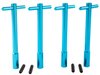 Valve Cover T-Bar Wing Nuts Blue - image 3