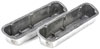 Polished Cast Aluminum Smooth Valve Covers Small Block Ford - image 4