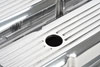 Polished Cast Aluminum Ball-Milled Valve Covers for 1958-1986 Small Block Chevy [Short Design] - image 2