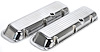 Polished Cast Aluminum Ball-Milled Valve Covers for Big Block Chevy - image 1