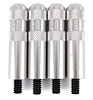 Aluminum Valve Cover Nuts Clear Anodized - image 1