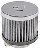 Clamp-On Valve Cover Breather For 1 3/8 in. O.D. Tube [Chrome] - image 1