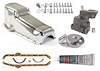 Finned Aluminum Oil Pan Kit for 1955-1979 Small Block Chevy (Driver Side Dipstick) - image 1