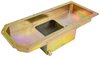 Gen III Hemi Engine Swap Oil Pan for 1963-1975 Mopar A, B, C, and E Body Cars [Center Sump, Gold Zinc Finish] - image 2