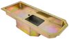 Gen III Hemi Engine Swap Oil Pan for 1963-1975 Mopar A, B, C, and E Body Cars [Center Sump, Gold Zinc Finish] - image 3
