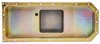 Gen III Hemi Engine Swap Oil Pan for 1963-1975 Mopar A, B, C, and E Body Cars [Center Sump, Gold Zinc Finish] - image 4