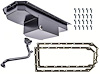 Gen III Hemi Engine Swap Oil Pan Kit for 1963-1975 Mopar A, B, C, and E Body Cars [Center Sump, Black Finish]