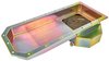 Gen III Hemi Engine Swap Oil Pan for 1963-1975 Mopar A, B, C and E Body Cars [Rear Sump, Gold Zinc Finish] - image 2
