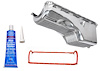 Finned Aluminum Oil Pan and Gasket Kit for 1991-2000 Big Block Chevy Gen V & VI [Polished] - image 1