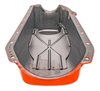 Stock Replacement Oil Pan for 1955-1979 Chevy Small Block Engines w/Left Hand Dip Stick & 2-Piece Rear Main Seal [Orange] - image 4