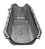 Finned Aluminum Oil Pan for 1980-1985 Small Block Chevy [Right/Passenger Side Dip Stick, Black Finish] - image 4