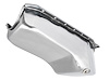 Stock Replacement Oil Pan for 1986-2002 Chevy 305, 350 ci. Engines w/Right Hand Dip Stick & 1-Piece Rear Main Seal [Chrome] - image 1