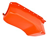 Stock Replacement Oil Pan for 1986-2002 Chevy 305, 350 ci. Engines w/Right Hand Dip Stick & 1-Piece Rear Main Seal [Orange] - image 1