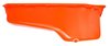Stock Replacement Oil Pan for 1986-2002 Chevy 305, 350 ci. Engines w/Right Hand Dip Stick & 1-Piece Rear Main Seal [Orange] - image 3