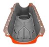 Stock Replacement Oil Pan for 1986-2002 Chevy 305, 350 ci. Engines w/Right Hand Dip Stick & 1-Piece Rear Main Seal [Orange] - image 4