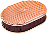 Finned Aluminum Air Cleaner Kit Oval 11 7/8 in. L x 8 1/4 in. W x 3 in. H [Copper] - image 1