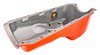Stock-Style Replacement Oil Pan for 1965-1990 Big Block Chevy Mark IV [Orange Finish] - image 2