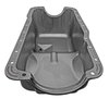 Stock-Style Replacement Oil Pan for 1967-1981 Small Block Ford 351W Passenger Cars [Black] - image 4