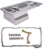 Street and Strip Engine Swap Oil Pan for GM LS Series Engines [Natural Finish] - image 1