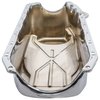 Stock Replacement Oil Pan for 1955-1979 Chevy Small Block Engines w/Left Hand Dip Stick & 2-Piece Rear Main Seal [Chrome] - image 4
