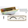 Stock-Style Replacement Oil Pan Kit for 1972-1989 Small Block Chrysler 360 [Gold Zinc] - image 1