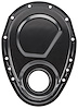 Timing Cover for 1955-1995 Small Block Chevy 283-400 [Black] - image 1
