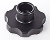 Valve Cover Push In Breather Block-Off and Filler Cap Black Anodized - image 3