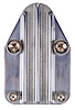 Fuel Pump Block-Off Plate Small Block Chevy [Cast Aluminum, Raw] - image 1