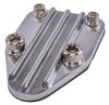 Fuel Pump Block-Off Plate Small Block Chevy [Cast Aluminum, Raw] - image 2