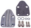 Fuel Pump Block-Off Plate Small Block Chevy [Cast Aluminum, Raw] - image 3