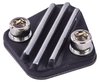 Fuel Pump Block-Off Plate Big Block Chevy [Cast Aluminum, Black] - image 2